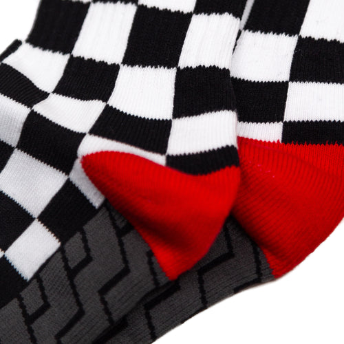 Checkered Knitted Socks - Checkered Knitted Socks