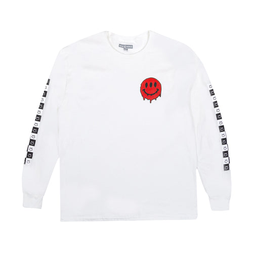 Herrin Signature L/S T-Shirt - Checked Out - White - Herrin Signature L/S T-Shirt - Checked Out - White